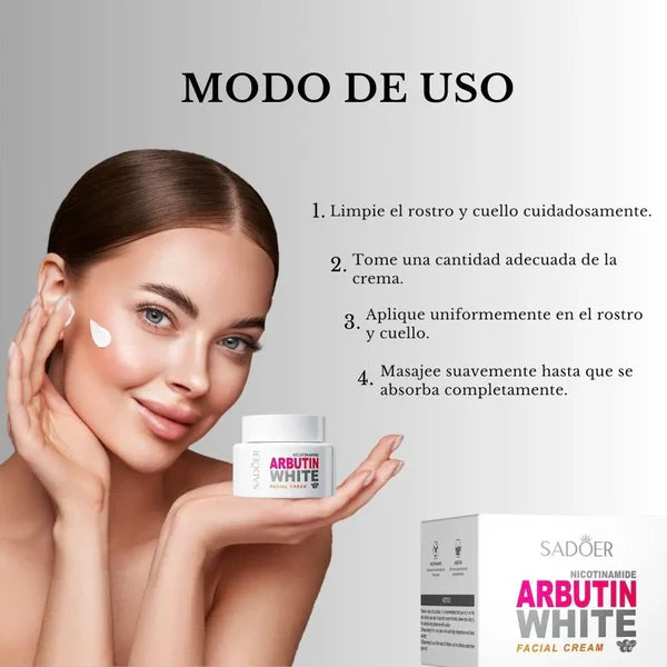 COMBO 2 CREMA ACLARANTE ARBUTIN WHITE