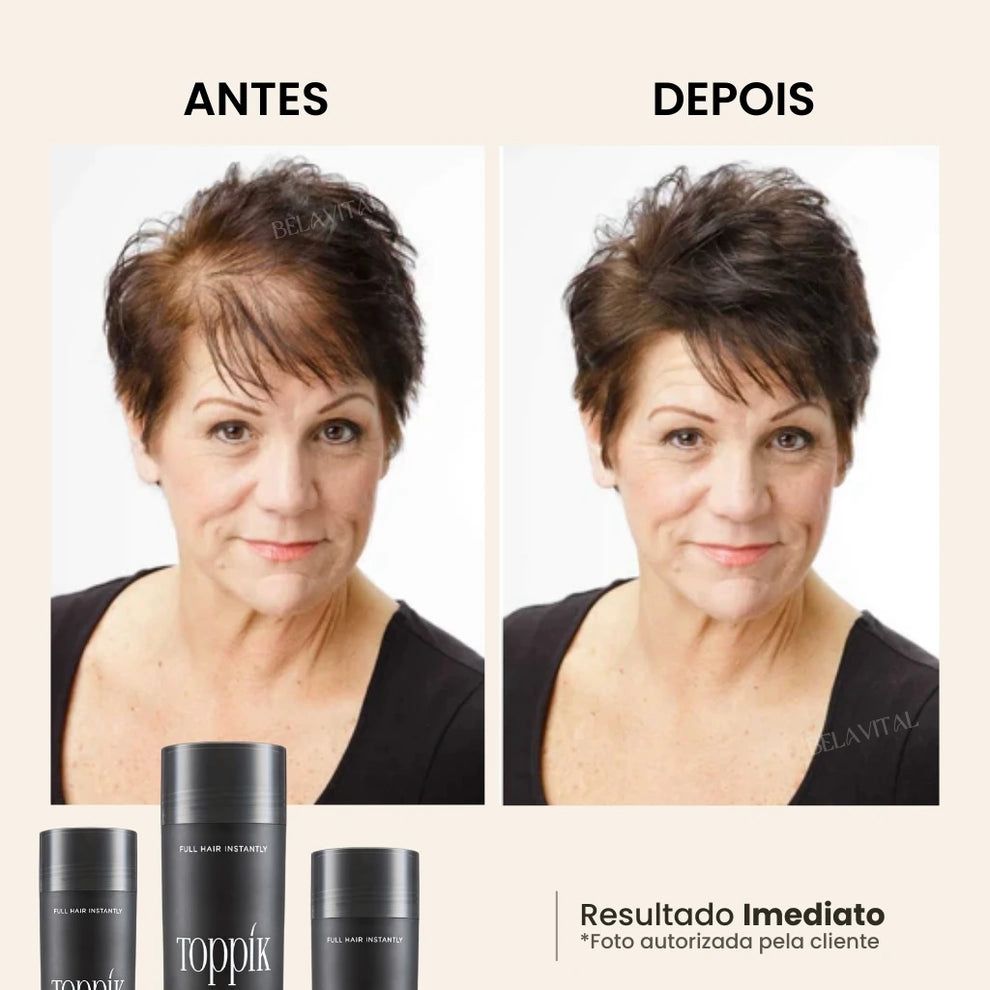 KIT TOPPIK Pro Fibras Capilares 27.5GR + APLICADOR + PEINE - OFERTA !!!