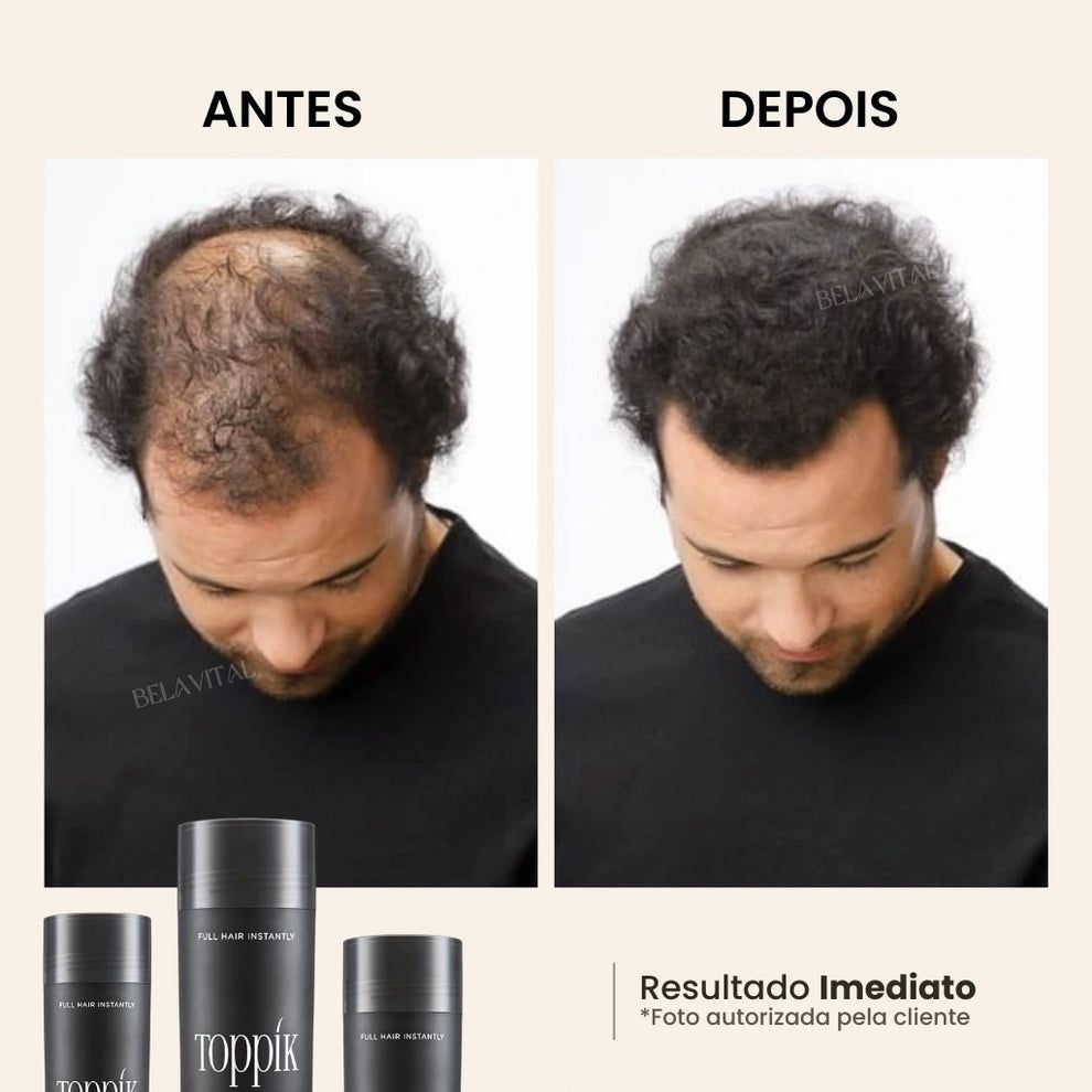 KIT TOPPIK Pro Fibras Capilares 27.5GR + APLICADOR + PEINE - OFERTA !!!