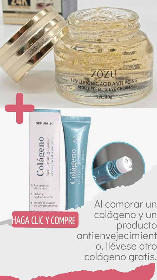 KIT ESPECIAL – Sérum 10 Colágeno + Antiedad 24K - Contorno de Ojos [+brinde]