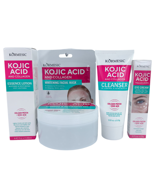 Tratamiento Aclarante Completo - Kit x5 CON ACIDO KOJICO Y COLAGENO