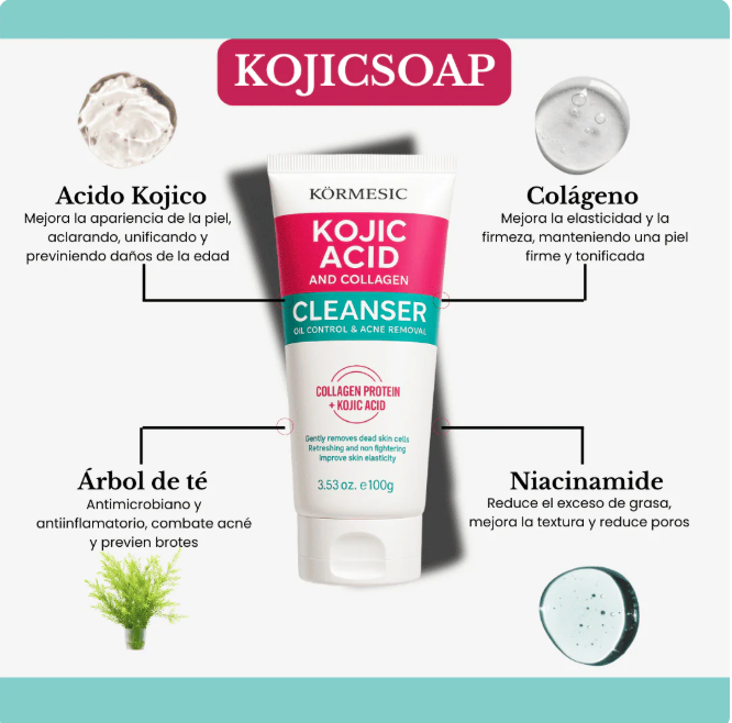 Tratamiento Aclarante Completo - Kit x5 CON ACIDO KOJICO Y COLAGENO