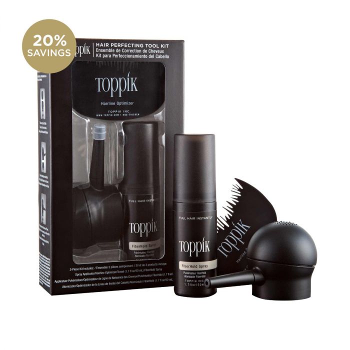 KIT TOPPIK Pro Fibras Capilares 27.5GR + APLICADOR + PEINE - OFERTA !!!